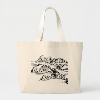 Klassikerlogotypen hänger lös jumbo tygkasse