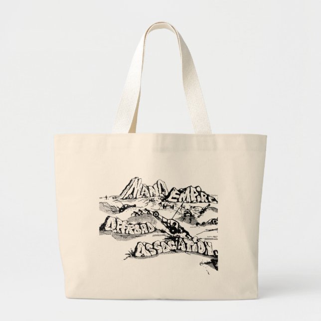 Klassikerlogotypen hänger lös jumbo tygkasse (Framsidan)