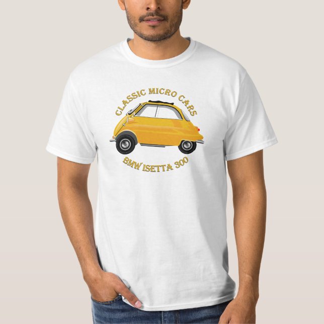 Klassikermikrobiltshirt BMW Isetta T Shirt (Framsida)