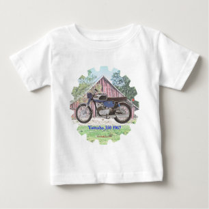 Klassikermotorcykel 1967 Yamaha T-shirt