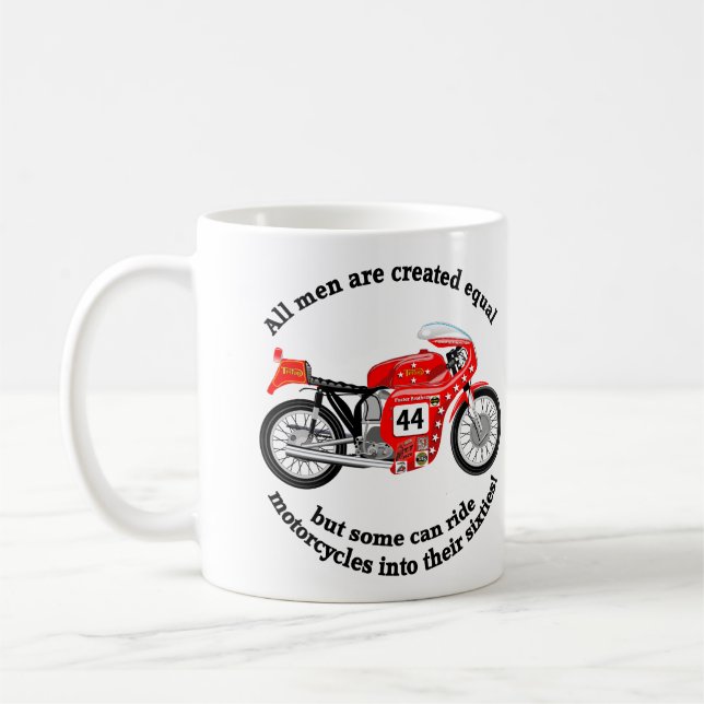Klassikermotorcykelmugg Kaffemugg (Vänster)
