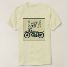 klassikermotorcykelvintage affisch t shirt