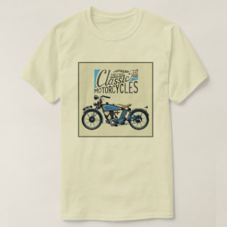 klassikermotorcykelvintage affisch t shirt