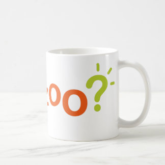 Klassikermugg - Kwanzoo logotyp på vit Kaffemugg