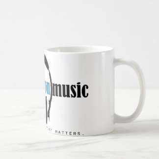 Klassikermuggen visar BEM "musik som materier ", Kaffemugg