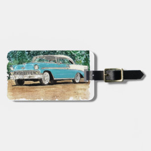 Klassikern 56 Chevy hänger lös märkren Bagagebricka