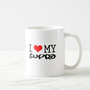 Klassikern "älskar jag min Supra" design Kaffemugg