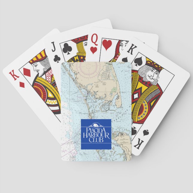 Klassikern för den Placida hamnklubben som leker Casinokort (Baksidan)