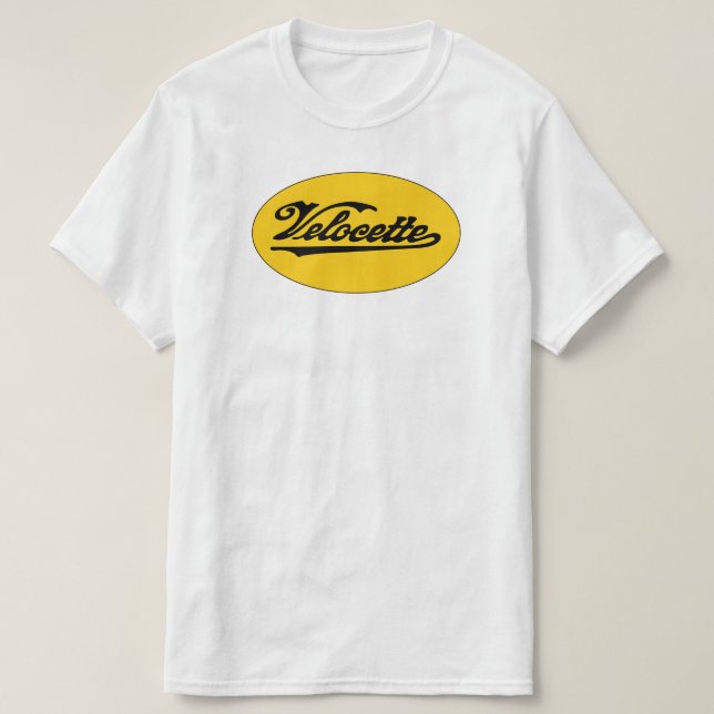 Klassikern motoriska Velocette cyklar T Shirt (Design framsida)