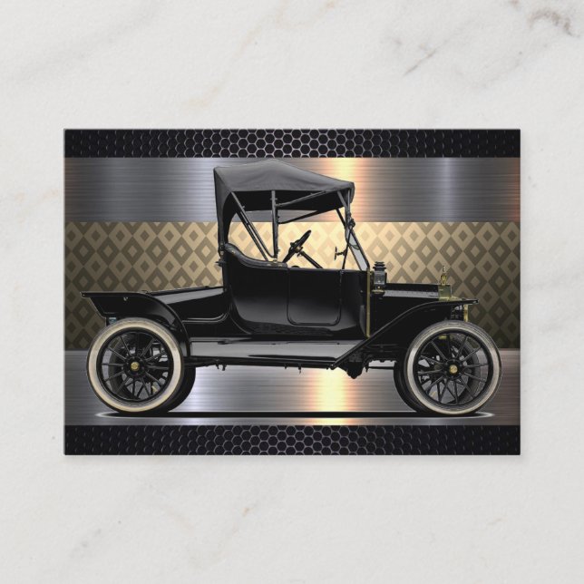 Klassikern reparerar visitkort (Framsida)