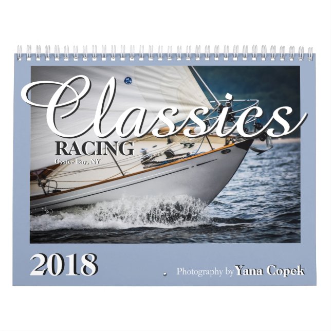 Klassikern seglar den tävlings- kalendern 2018 kalender (Omslag)