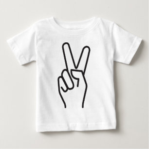 klassikern stylized segern undertecknar tee shirt