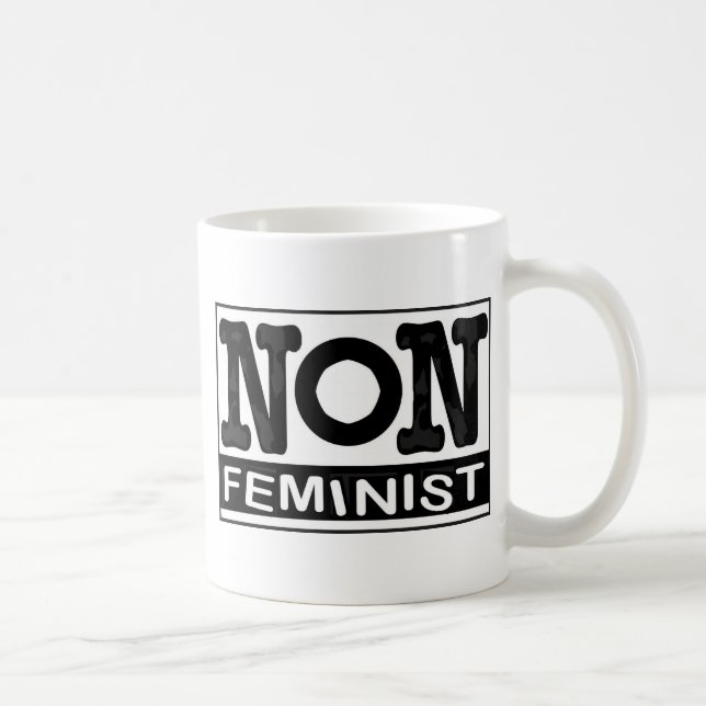 Klassikernon-Feminist logotyp Kaffemugg (Höger)