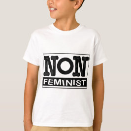 Klassikernon-Feminist logotyp T-shirt