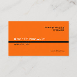 Klassikerorangesvarten fodrar visitkorten visitkort