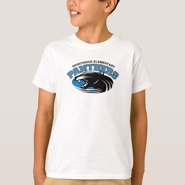 Klassikerpantern lurar utslagsplatsen (vit) tee shirt (Framsida)