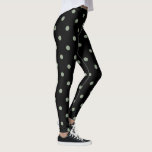Klassikerpolkaen pricker damasker - leggings<br><div class="desc">Dessa gulliga damasker presenterar en klassikersvart,  och pricker den gröna polkaen för viskningen trycket. Ha på sig dem till idrottshallen,  yoga klassificerar,  på ärendespringor eller till vardagsrumen runt om huset! Tillfoga det till din damasker samling,  eller gåvan dem till någon som du älskar!</div>
