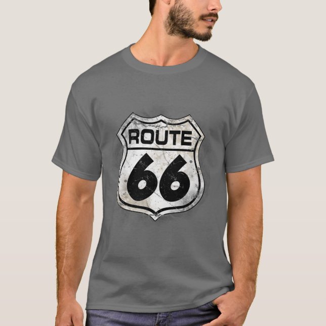 Klassikerrutt 66 t-shirt (Framsida)
