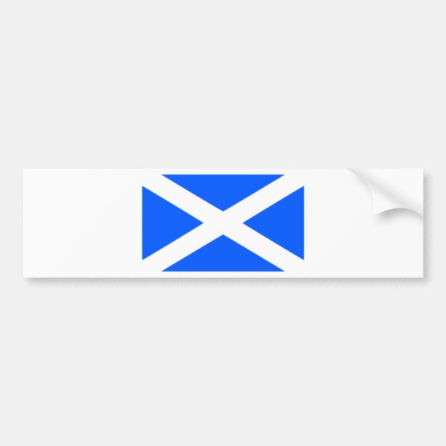 Klassikersaltireflagga avbildar bildekal (Framsidan)