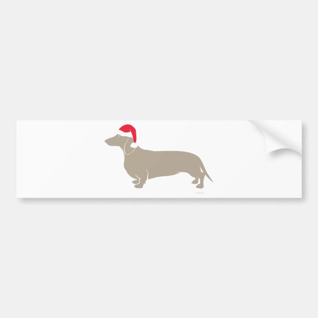 KlassikerSanta Doxie tax Bildekal (Framsidan)
