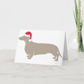 KlassikerSanta Doxie tax Helgkort