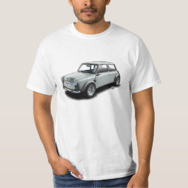 Klassikersilver 1969 mini- bil på vitT-tröja T Shirt