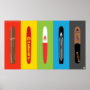 KlassikerSnowboards - den Snurfer eraen Poster