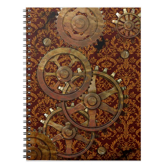 KlassikerSteampunk anteckningsbok (Framsidan)