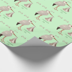 KlassikerStork (neutralt) 1 (baby shower) Presentpapper