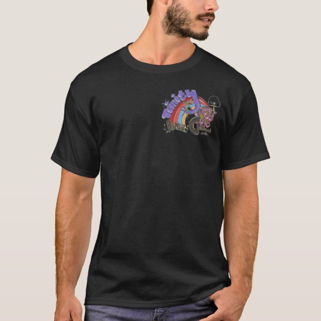 Klassikersvart T Shirt (Framsida)