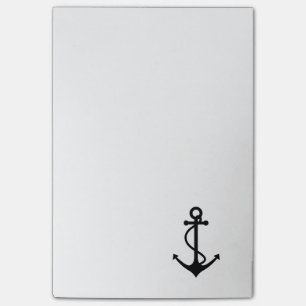 Klassikersvarten ankrar post-it block
