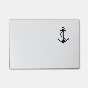 Klassikersvarten ankrar post-it block