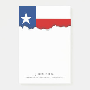 KlassikerTexas statlig flagga Post-it Block