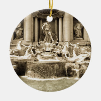 KlassikerTrevi-fontän, Rome Julgransprydnad Keramik
