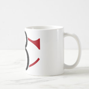 Klassikervitmugg med logotypen C3 Kaffemugg