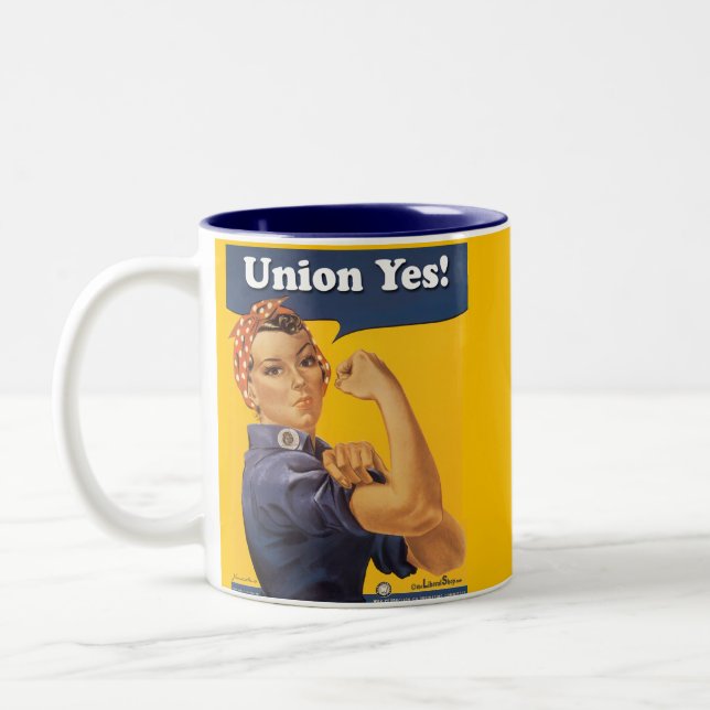 Klassikervitmugg Två-Tonad Mugg (Vänster)