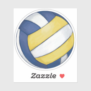 Klassikervolleybollkonst Klistermärken