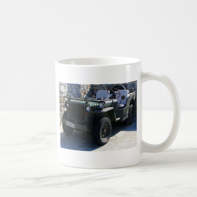 KlassikerWillys Jeep. Kaffemugg (Höger)