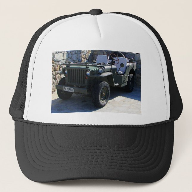 KlassikerWillys Jeep. Truckerkeps (Framsida)