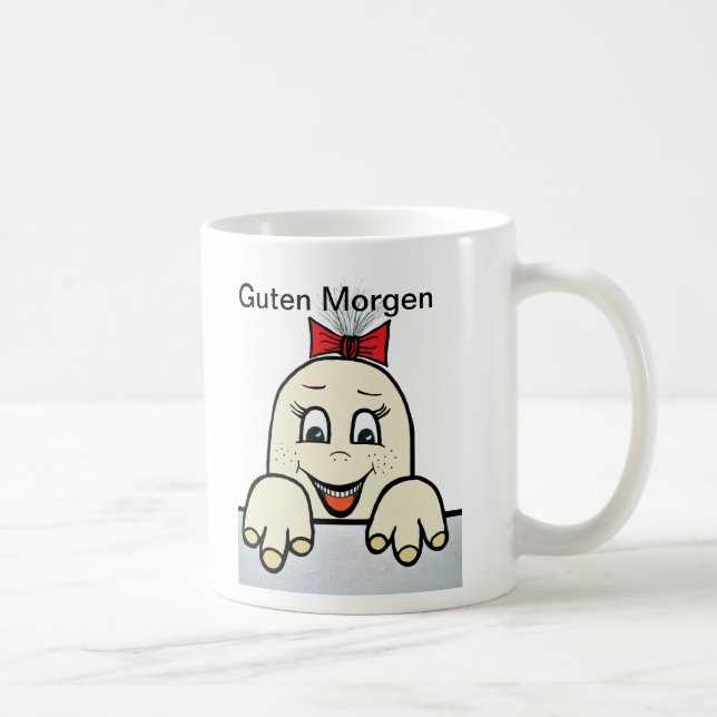 Klassische, weiße Tasse Kaffemugg (Höger)
