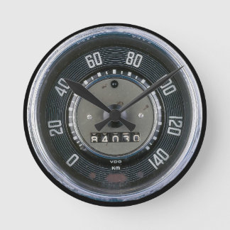 Klassischer Käfer Tachometer Oldtimer Rund Klocka