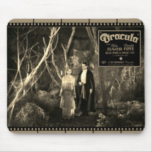 Klassisk "1931" Dracula Filmremsa Mousepad Musmatta