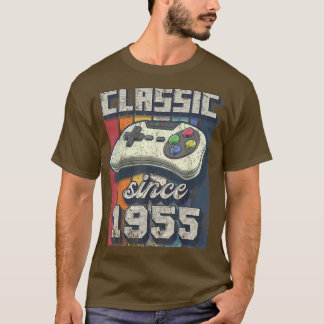 Klassisk 1955 67:e födelsedagsspelskontroll för re t shirt