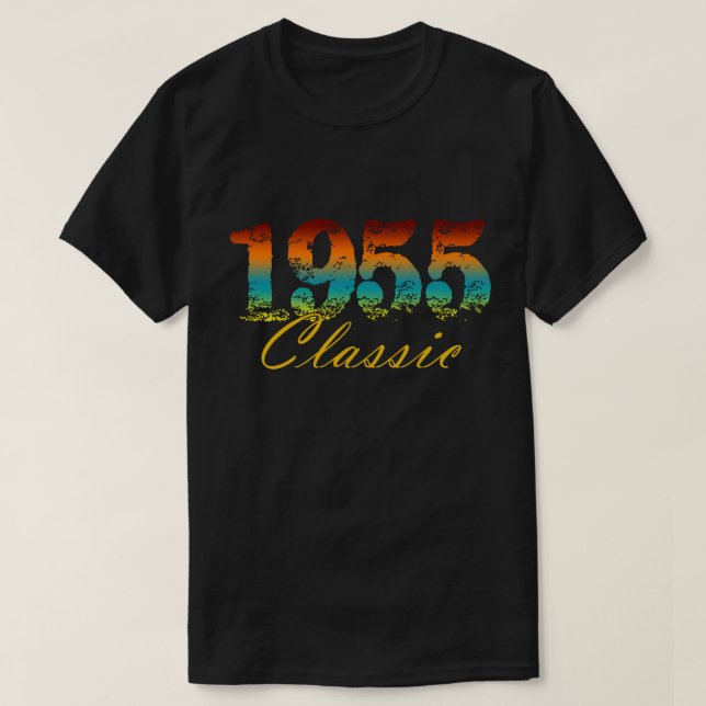 Klassisk 1955 Te född 1955 Fågelgåvor T Shirt (Design framsida)