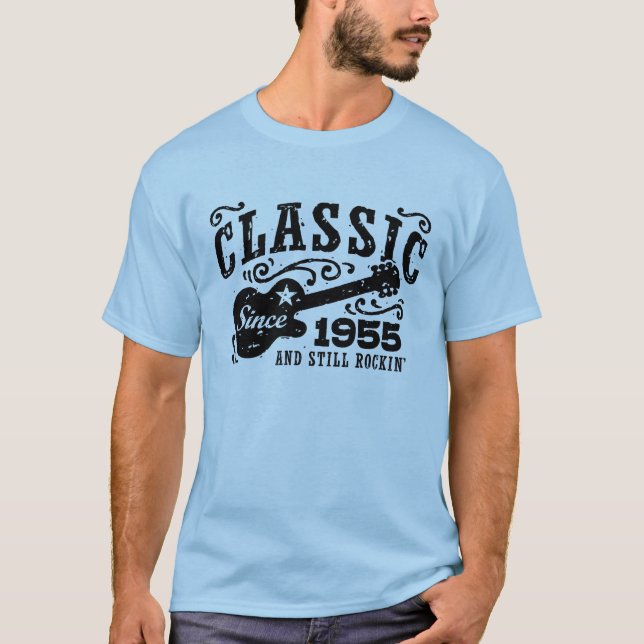 Klassisk 1955 tee shirt (Framsida)