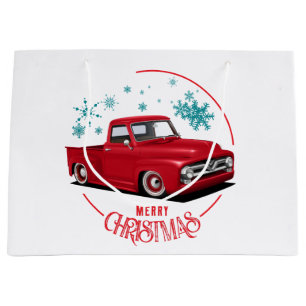 Klassisk 1956 Röd Lastbil