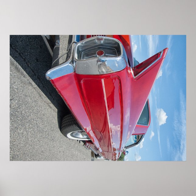 klassisk 1962 Cadillac hot rod Poster (Framsidan)