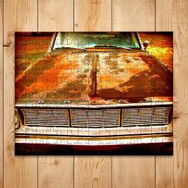 Klassisk 1966 Dodge Dart Rusted Car Pussel