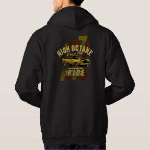 Klassisk 1971 muskelbil med hög oktan hoodie