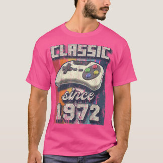 Klassisk 1972-50-dagars kontroll av retro-videospe t shirt